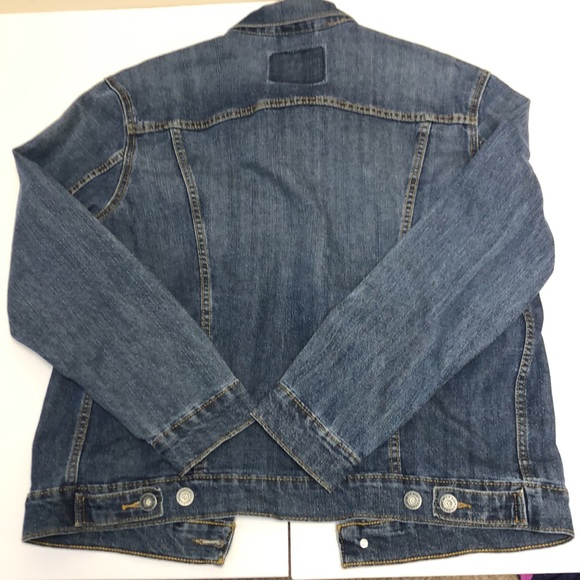 Levi’s Men's Indigo Denim Jacket Size L - Picture 7 of 9
